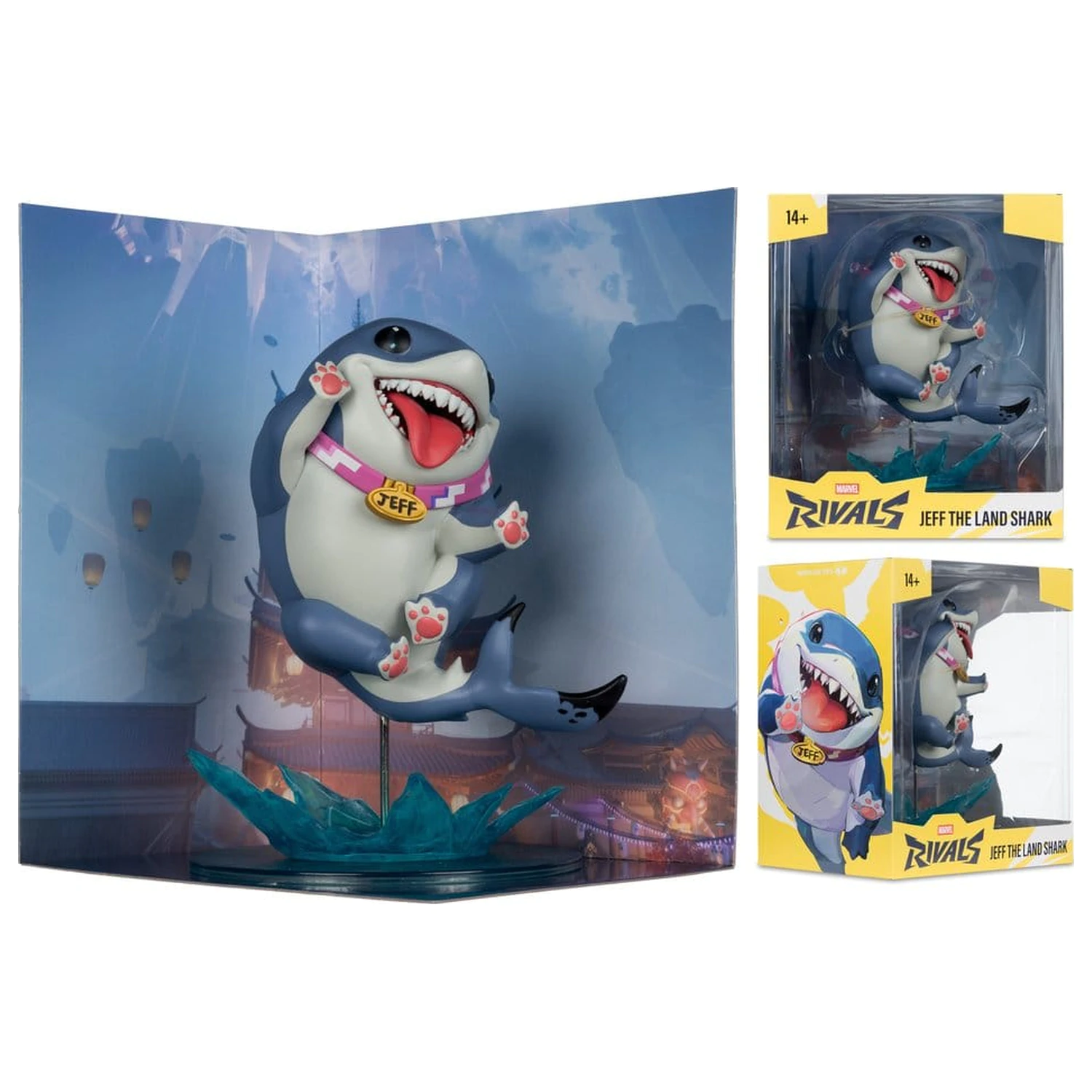 Colecție Marvel Rivals Gamerverse 1/10 Figurina de acțiune Jeff The Land Shark 20 cm poza produsului