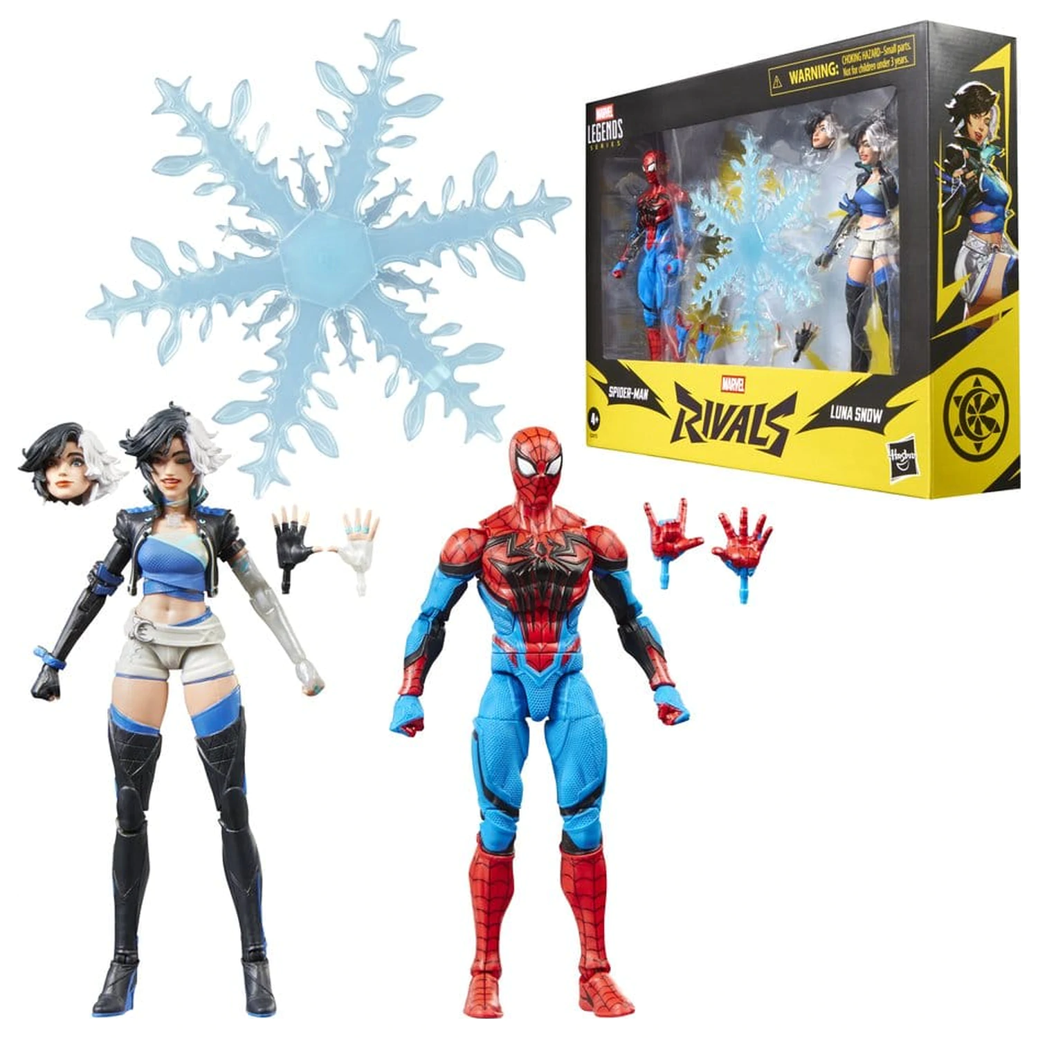 Marvel Rivals Marvel Legends set 2 figurine de actiune Spider-Man si Luna Snow 15 cm poza produsului