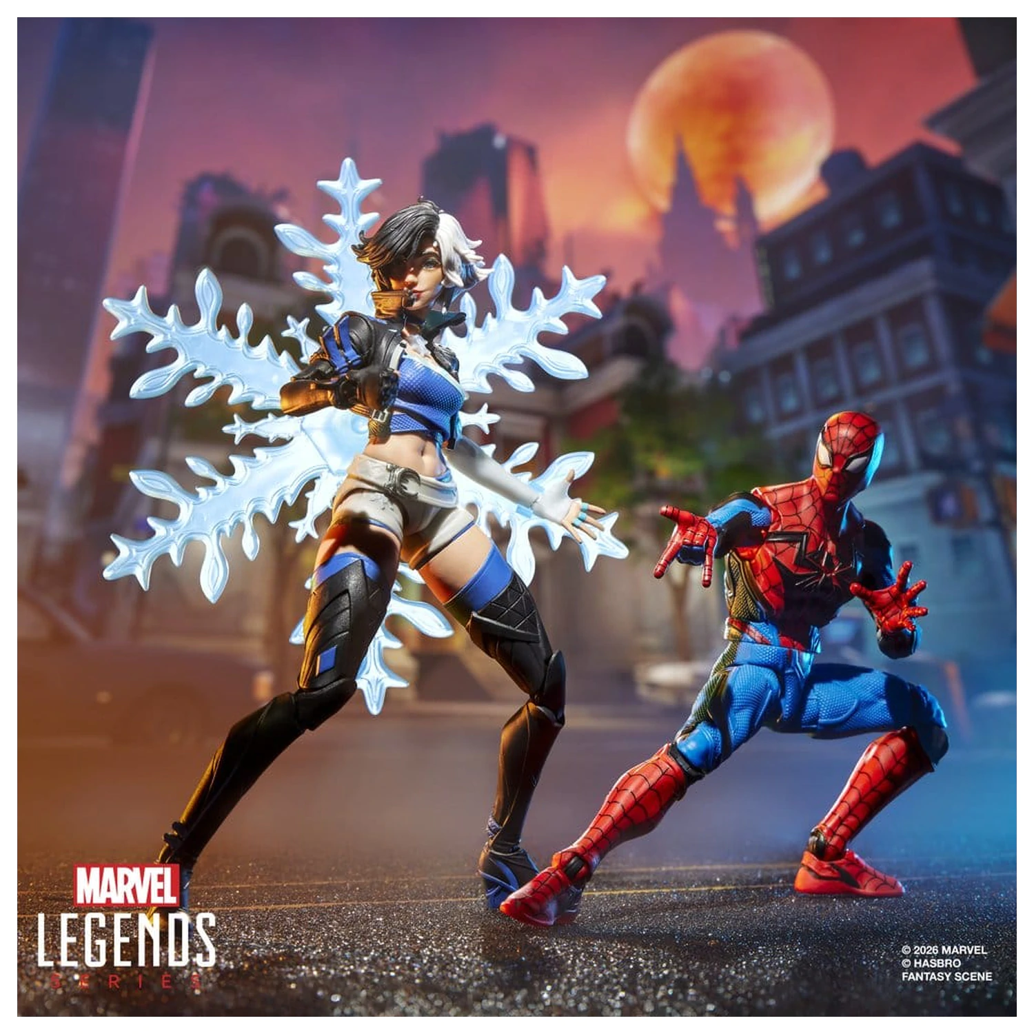 Marvel Rivals Marvel Legends set 2 figurine de actiune Spider-Man si Luna Snow 15 cm poza produsului