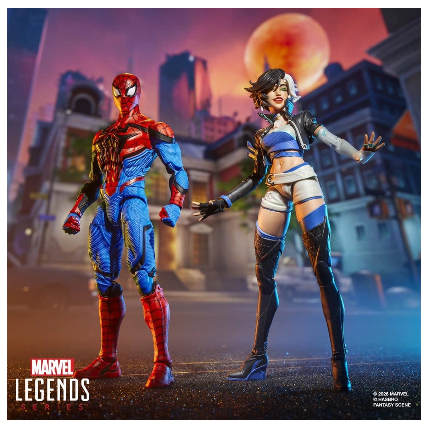Marvel Rivals Marvel Legends set 2 figurine de actiune Spider-Man si Luna Snow 15 cm poza produsului