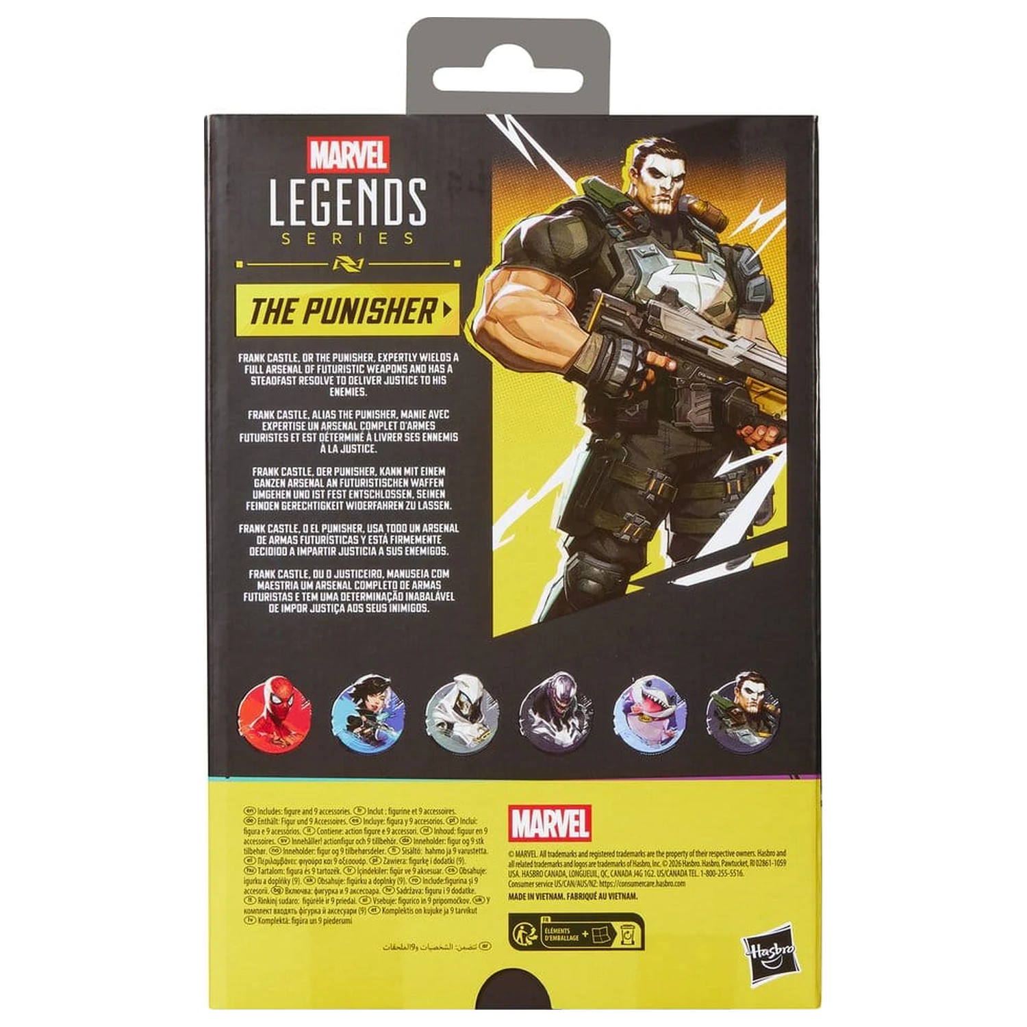 Marvel Rivals Marvel Legends Figurina de actiune The Punisher 15 cm poza produsului
