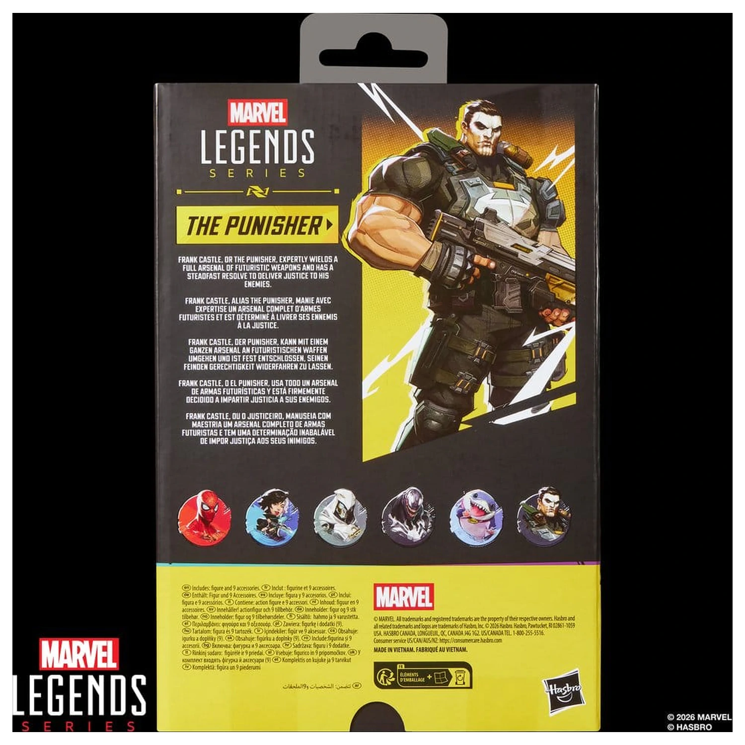 Marvel Rivals Marvel Legends Figurina de actiune The Punisher 15 cm poza produsului