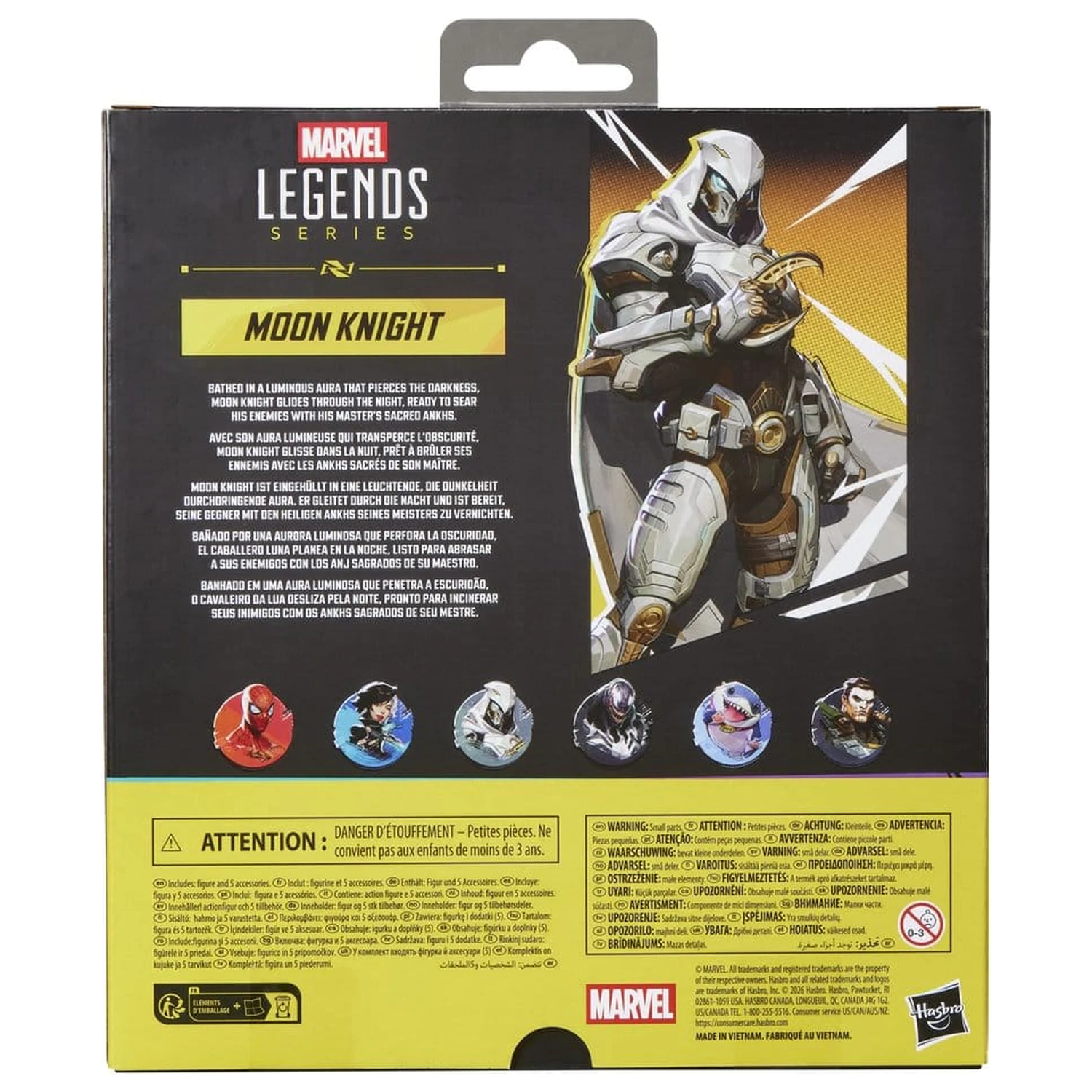 Marvel Rivals Marvel Legends Figurina de actiune Moon Knight 15 cm poza produsului