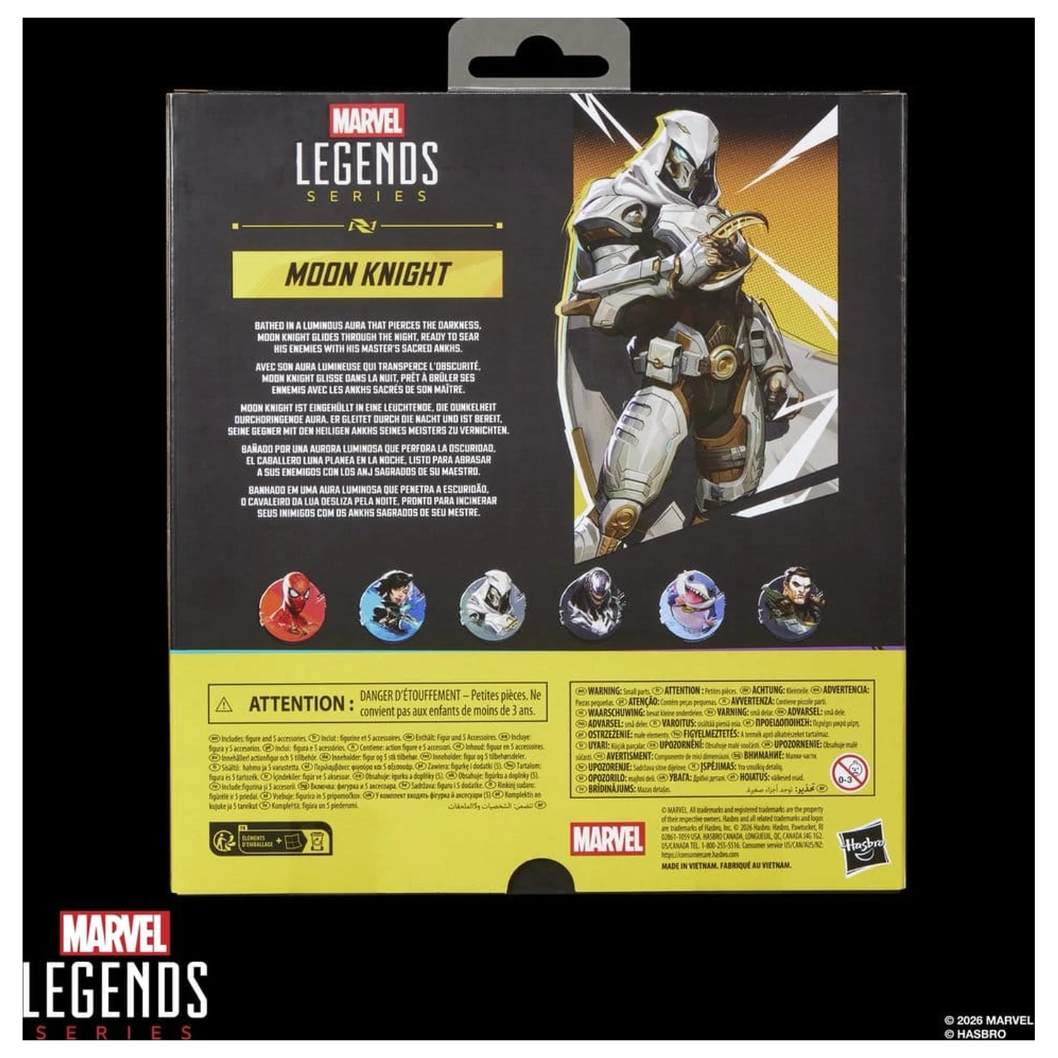 Marvel Rivals Marvel Legends Figurina de actiune Moon Knight 15 cm poza produsului
