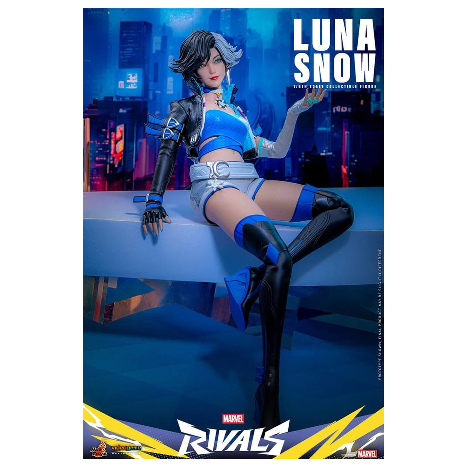 Marvel Rivals Videogame Masterpiece Figurina de actiune 1/6 Luna Snow 28 cm poza produsului