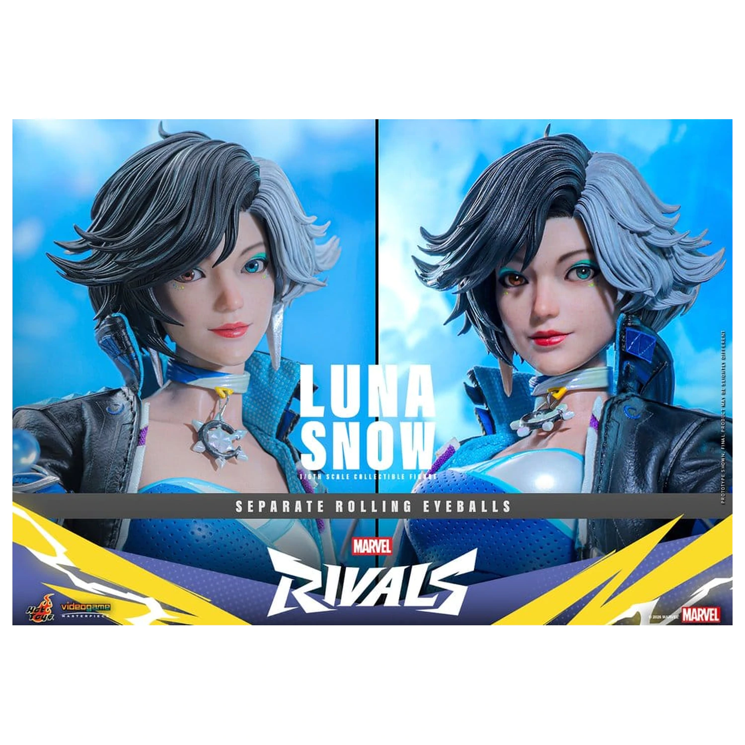 Marvel Rivals Videogame Masterpiece Figurina de actiune 1/6 Luna Snow 28 cm poza produsului
