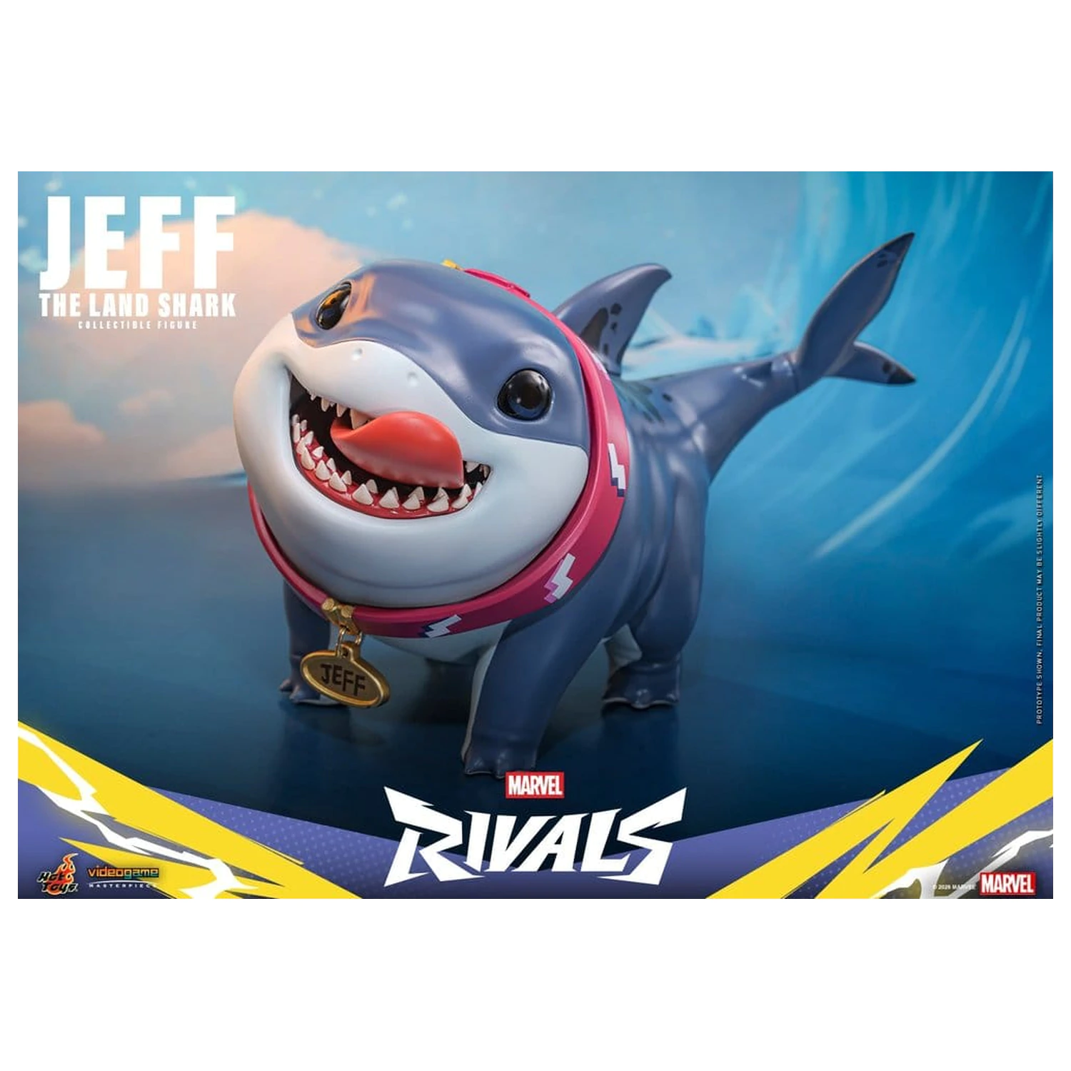 Marvel Rivals Videogame Masterpiece Series Figurina de actiune Jeff the Land Shark 11 cm poza produsului
