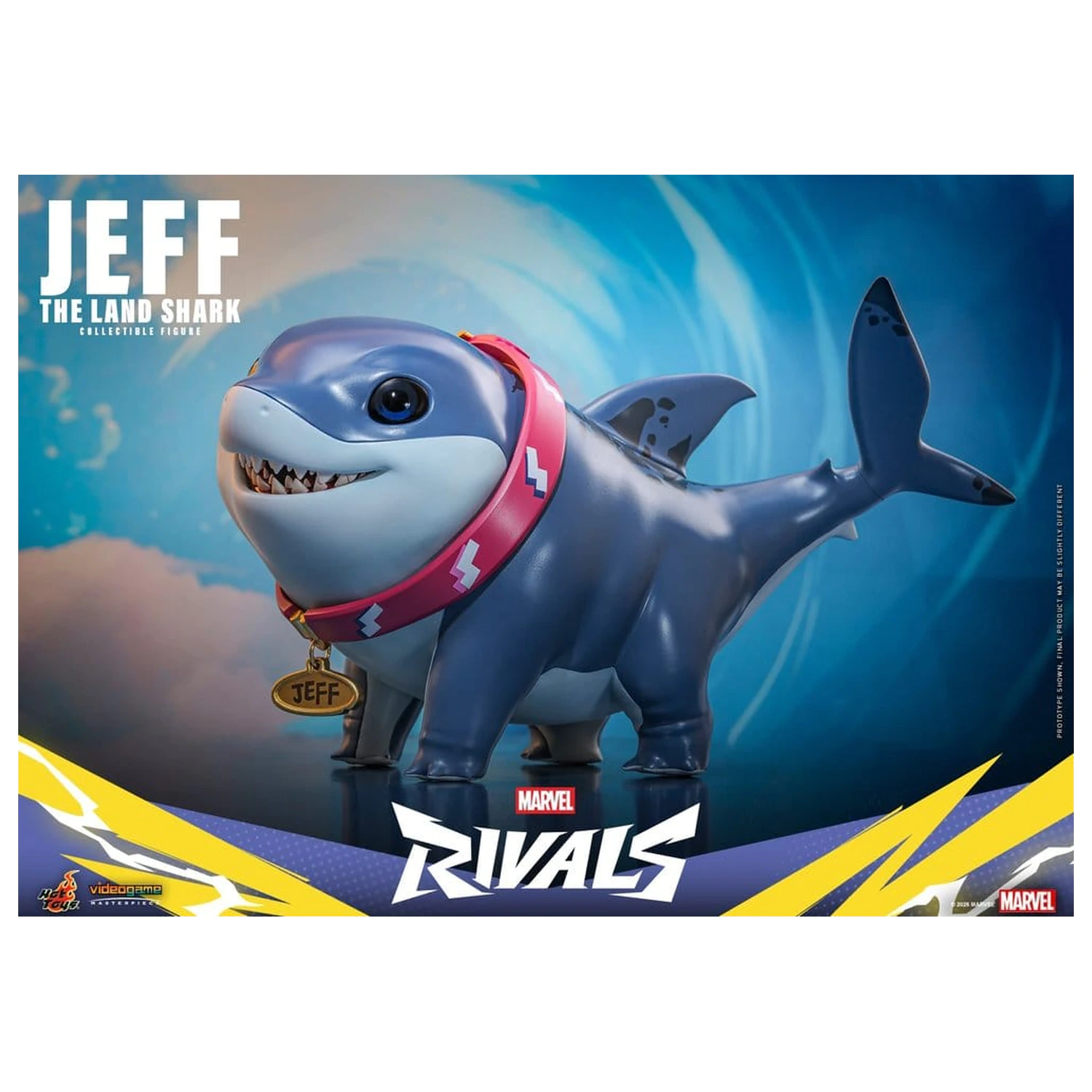Marvel Rivals Videogame Masterpiece Series Figurina de actiune Jeff the Land Shark 11 cm poza produsului