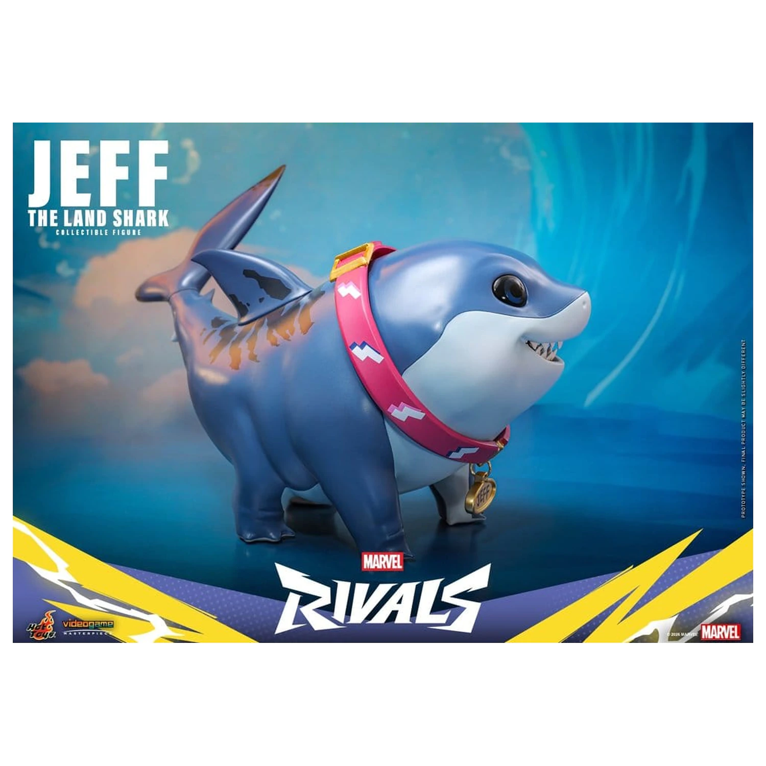 Marvel Rivals Videogame Masterpiece Series Figurina de actiune Jeff the Land Shark 11 cm poza produsului