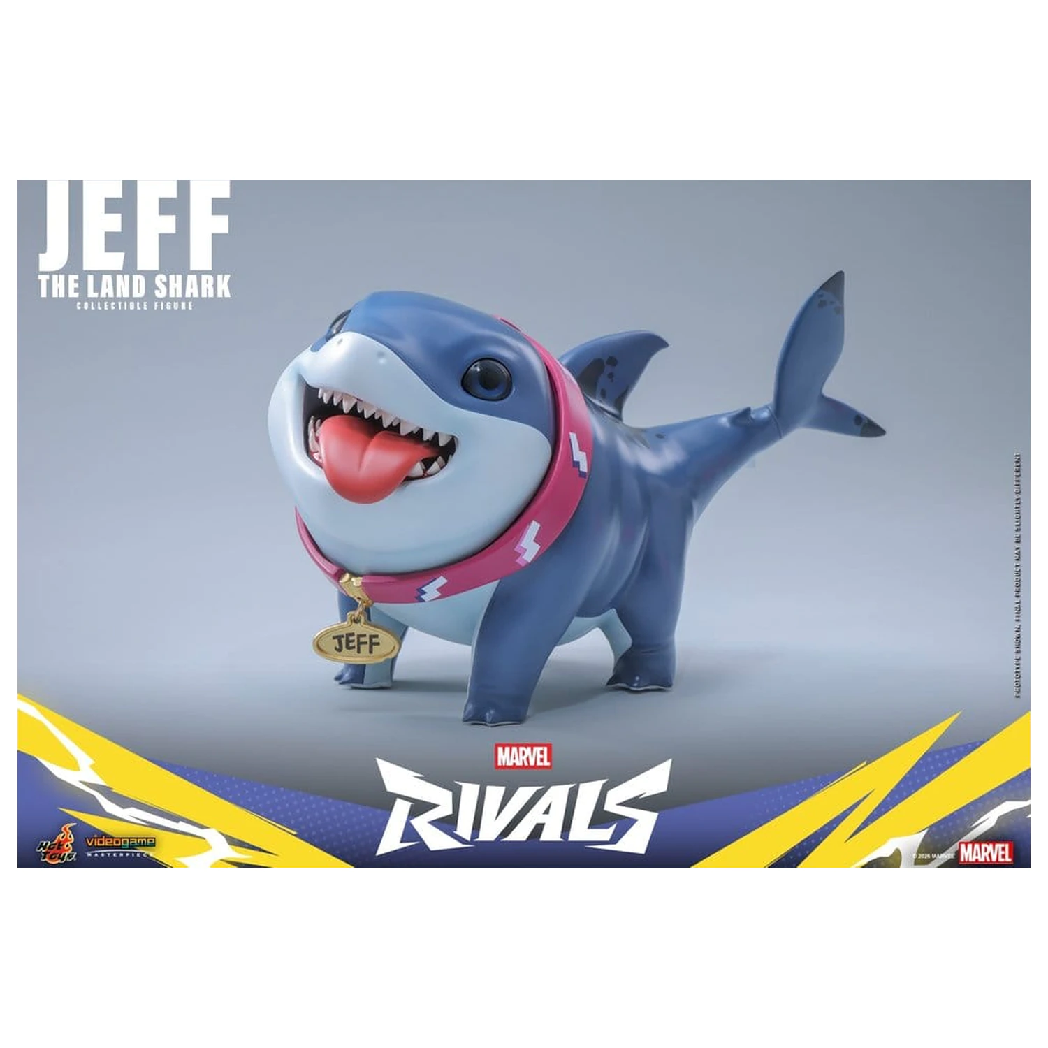 Marvel Rivals Videogame Masterpiece Series Figurina de actiune Jeff the Land Shark 11 cm poza produsului
