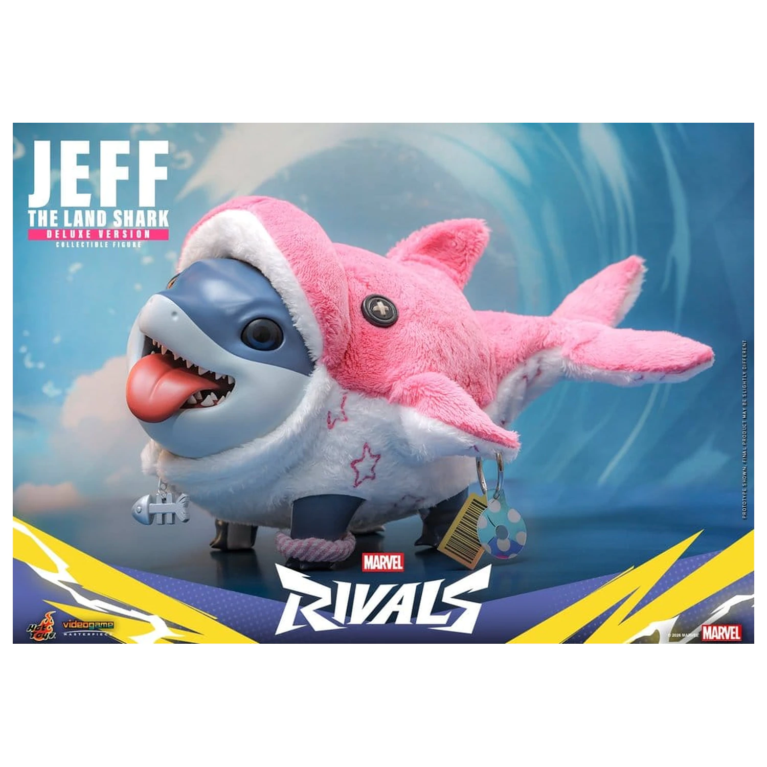 Marvel Rivals Videogame Masterpiece Series Figurina de acțiune Jeff the Land Shark (Deluxe Version) 11 cm poza produsului