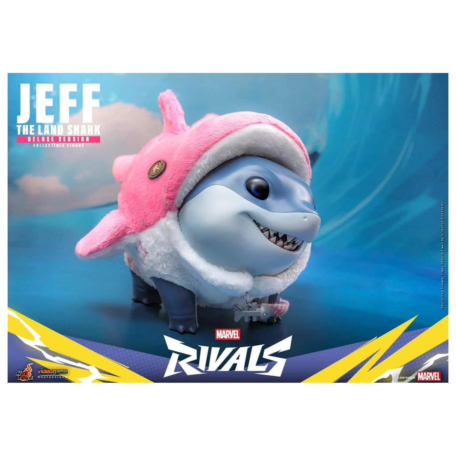 Marvel Rivals Videogame Masterpiece Series Figurina de acțiune Jeff the Land Shark (Deluxe Version) 11 cm poza produsului