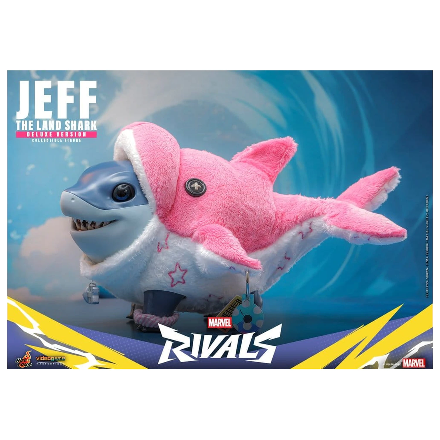 Marvel Rivals Videogame Masterpiece Series Figurina de acțiune Jeff the Land Shark (Deluxe Version) 11 cm poza produsului