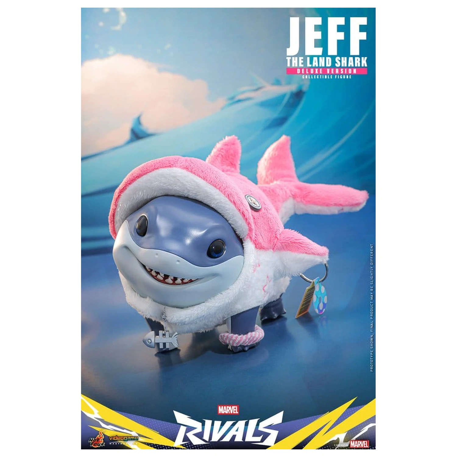 Marvel Rivals Videogame Masterpiece Series Figurina de acțiune Jeff the Land Shark (Deluxe Version) 11 cm poza produsului