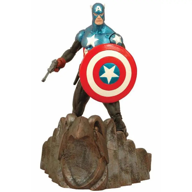 Figurină de Acțiune Marvel Select Captain America 18 cm poza produsului