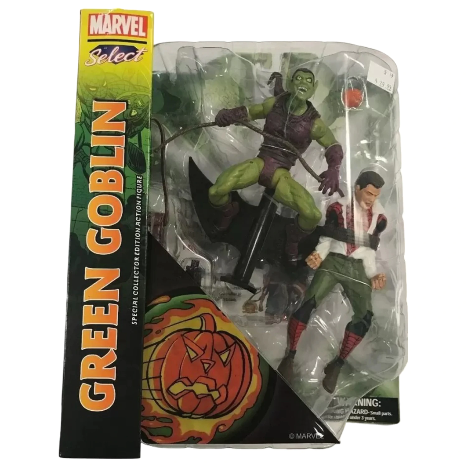 Marvel Select Duende Verde & Peter Parker Green Goblin figuri 15cm poza produsului