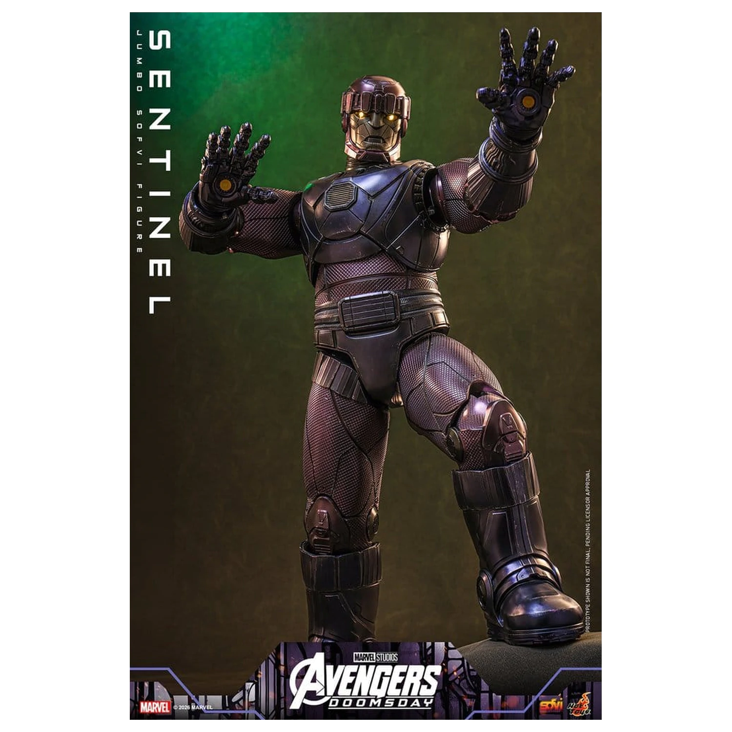 Figurina articulata Marvel Sofvi Masterpiece Series Sentinel 60 cm poza produsului