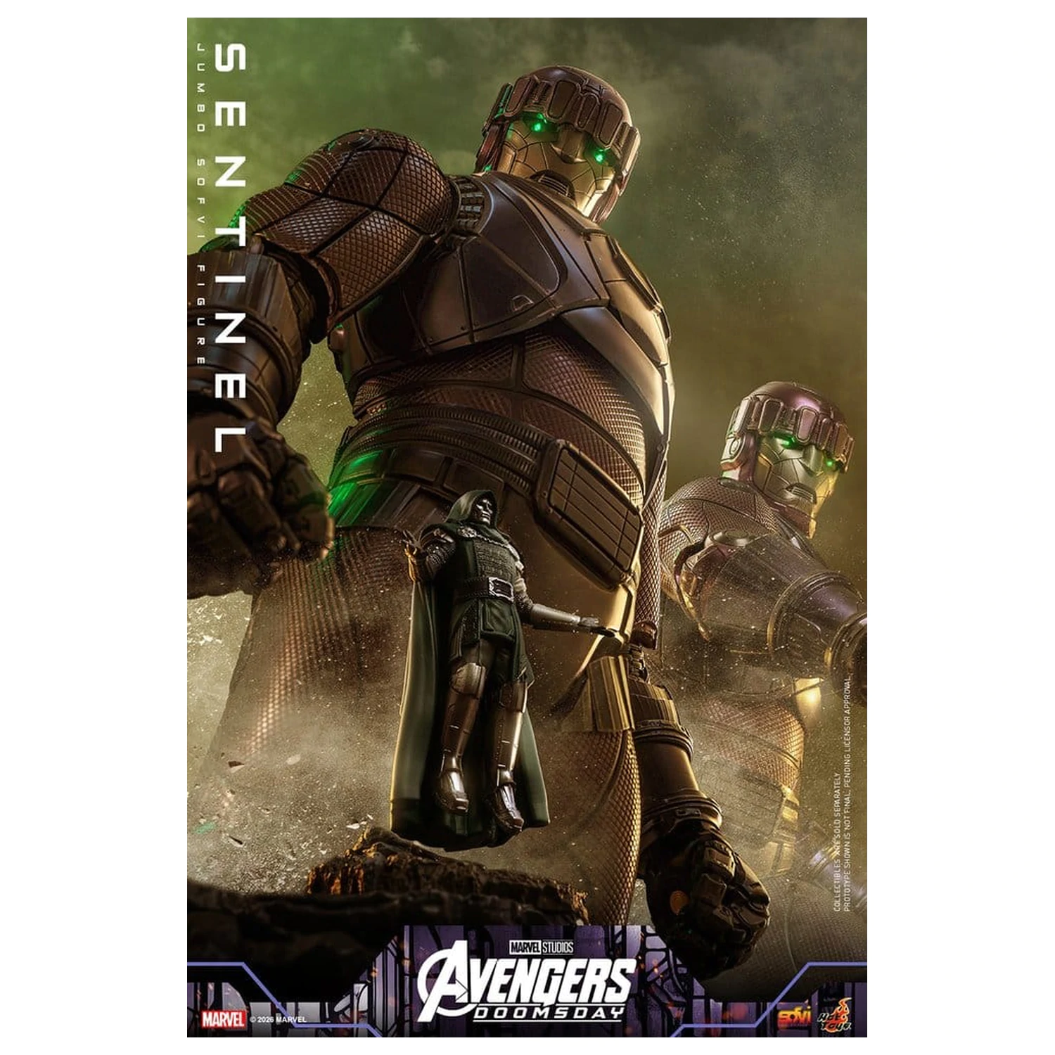 Figurina articulata Marvel Sofvi Masterpiece Series Sentinel 60 cm poza produsului