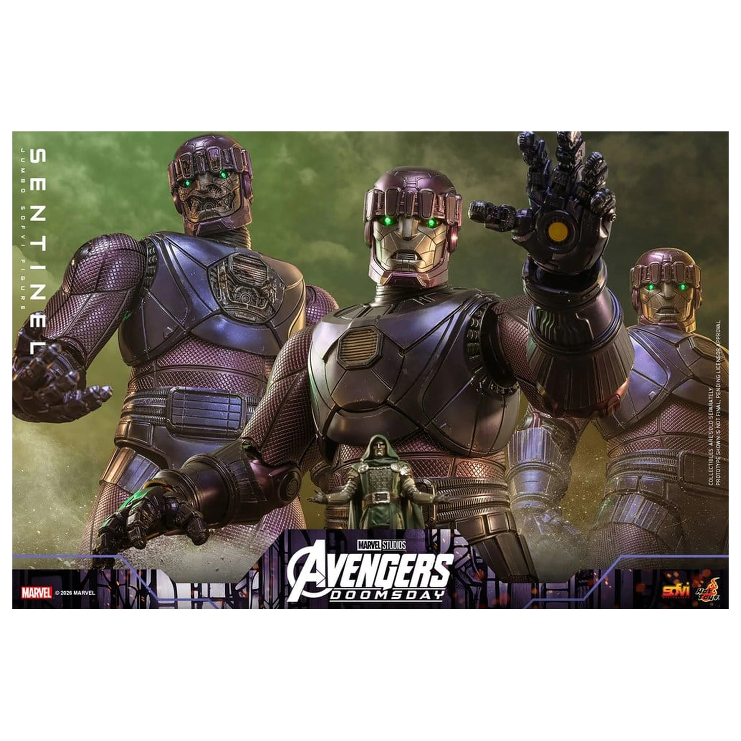Figurina articulata Marvel Sofvi Masterpiece Series Sentinel 60 cm poza produsului
