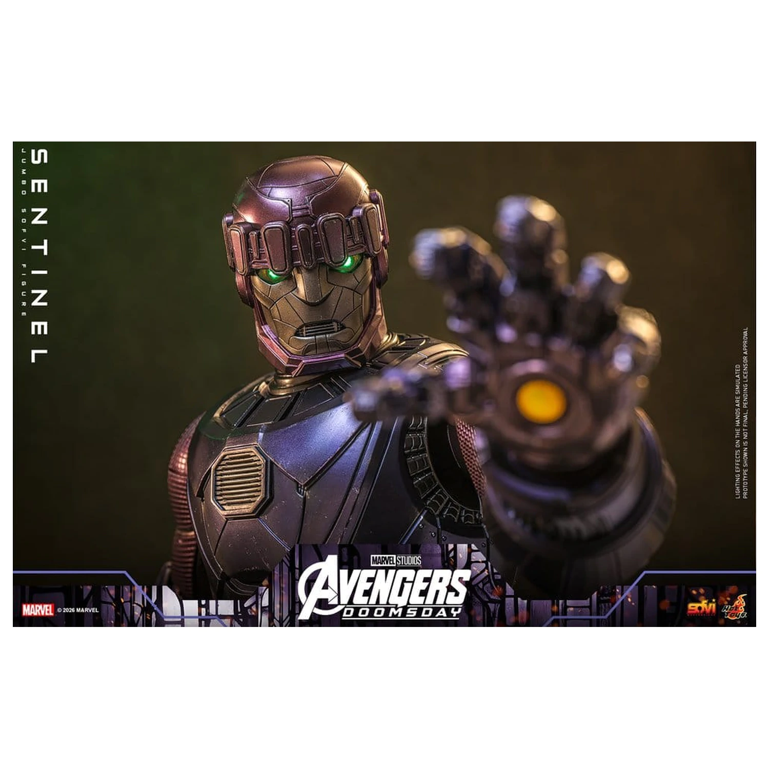 Figurina articulata Marvel Sofvi Masterpiece Series Sentinel 60 cm poza produsului