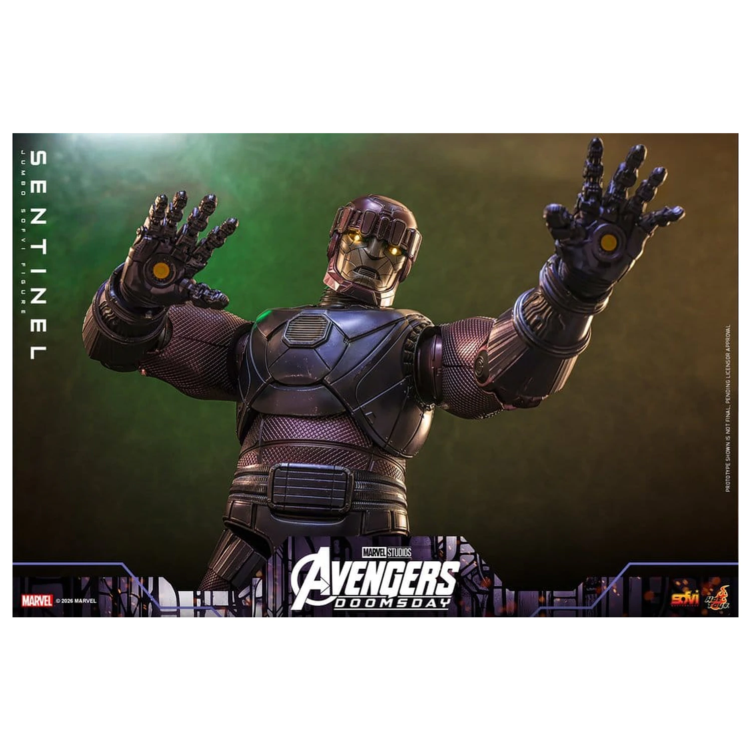 Figurina articulata Marvel Sofvi Masterpiece Series Sentinel 60 cm poza produsului