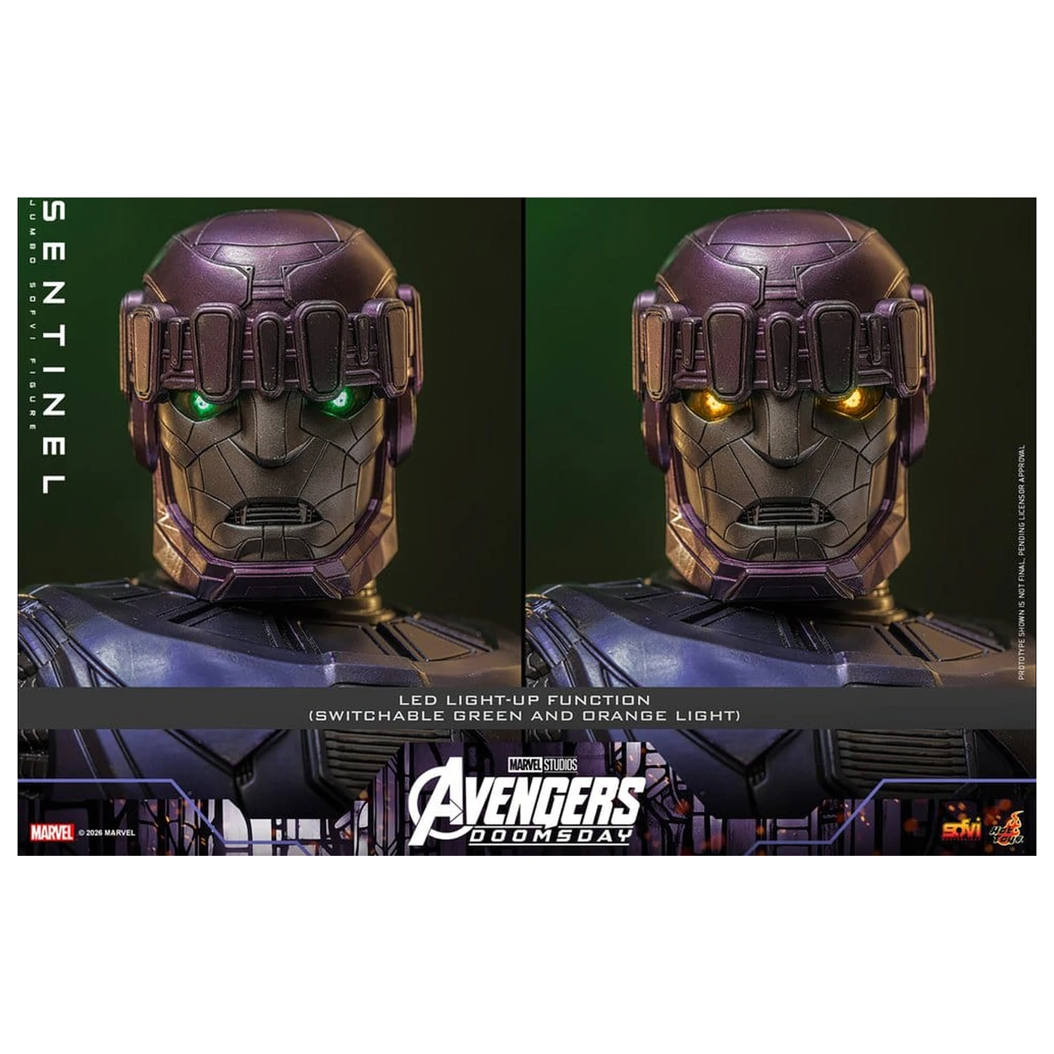 Figurina articulata Marvel Sofvi Masterpiece Series Sentinel 60 cm poza produsului