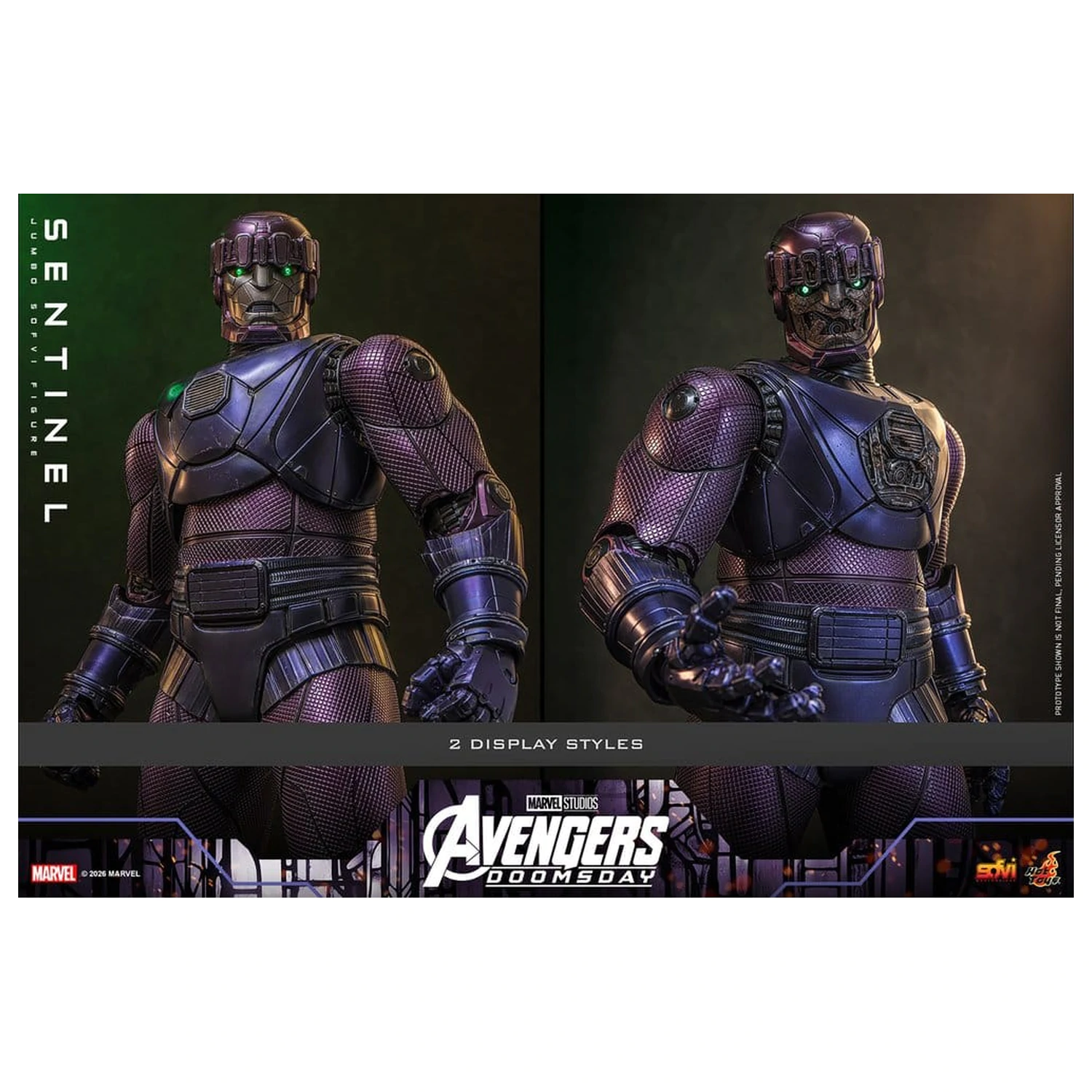 Figurina articulata Marvel Sofvi Masterpiece Series Sentinel 60 cm poza produsului