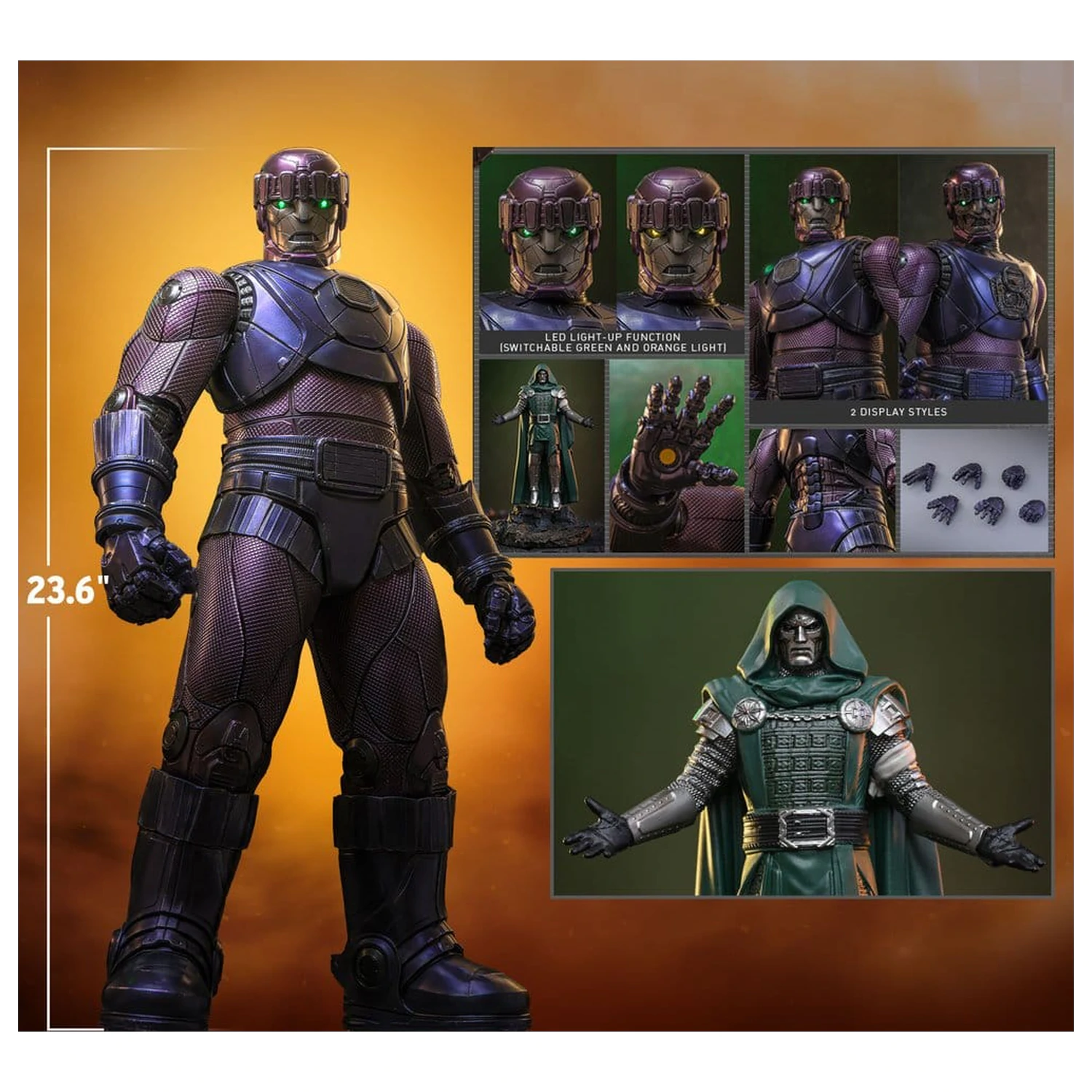 Figurina articulata Marvel Sofvi Masterpiece Series Sentinel 60 cm poza produsului