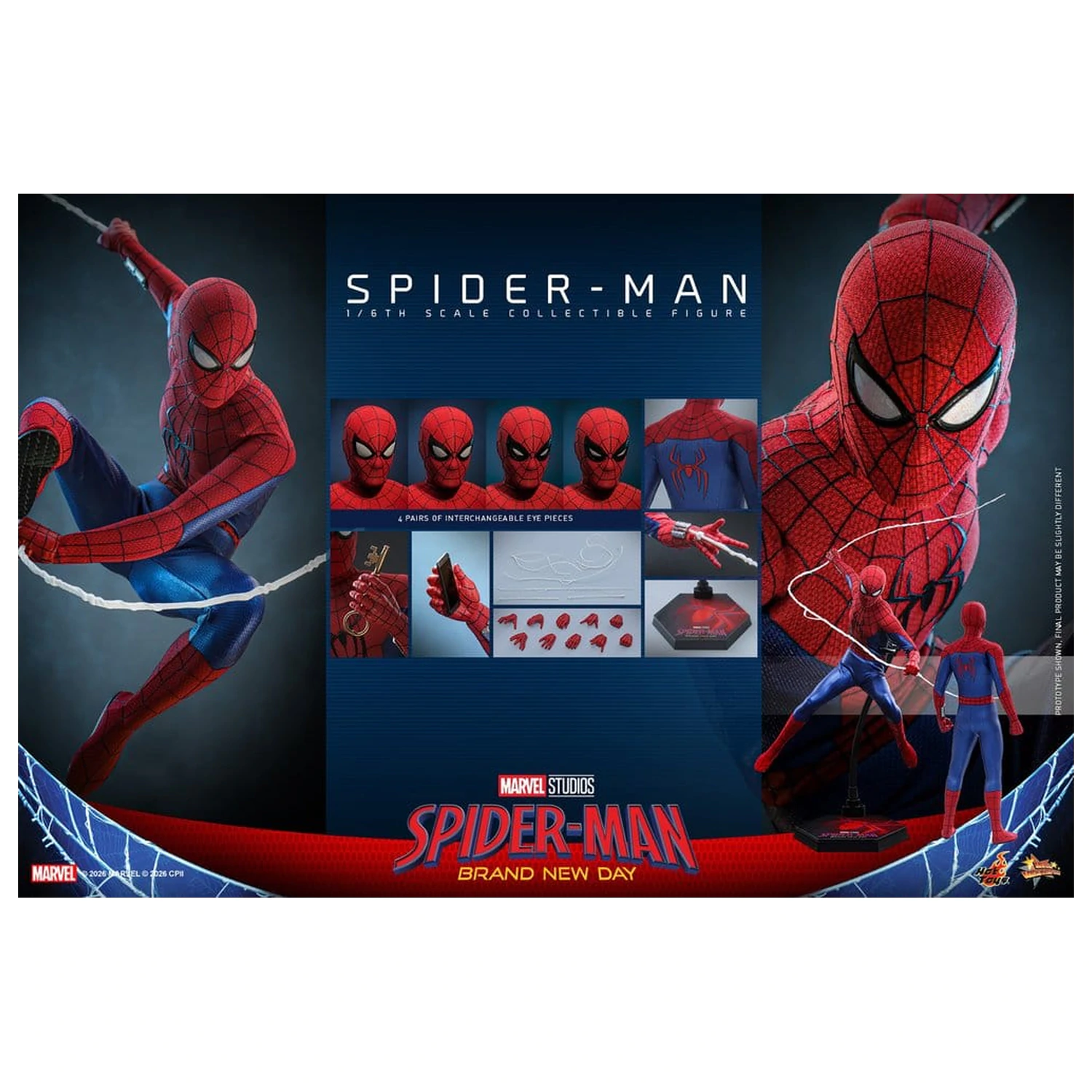 Marvel Spider-Man: Brand New Day figurina de actiune 1/6 Spider-Man 29 cm poza produsului