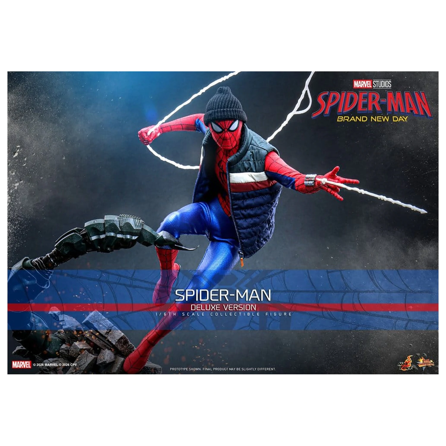 Marvel Spider-Man: Brand New Day Action Figure 1/6 Spider-Man (Deluxe Version) 29 cm poza produsului