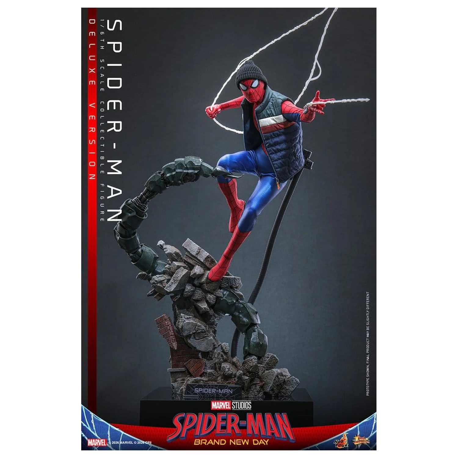 Marvel Spider-Man: Brand New Day Action Figure 1/6 Spider-Man (Deluxe Version) 29 cm poza produsului