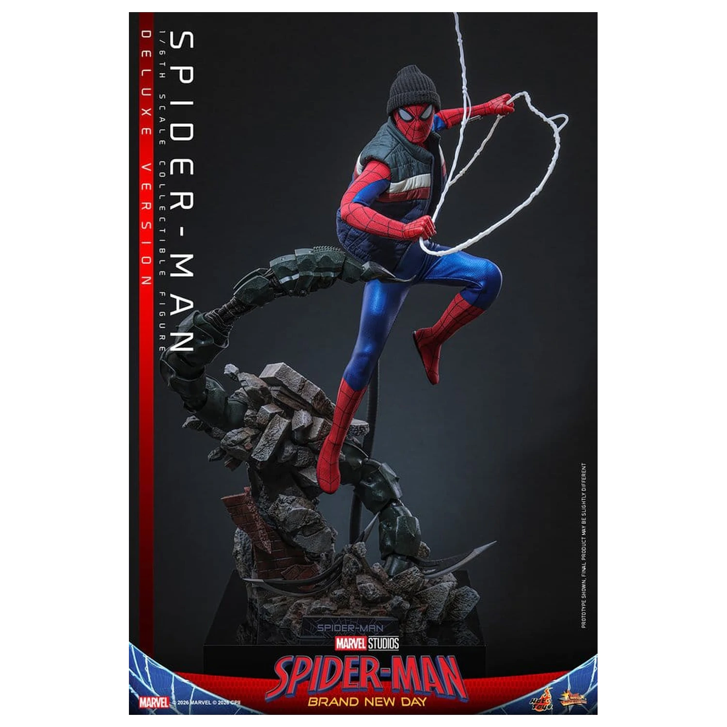 Marvel Spider-Man: Brand New Day Action Figure 1/6 Spider-Man (Deluxe Version) 29 cm poza produsului