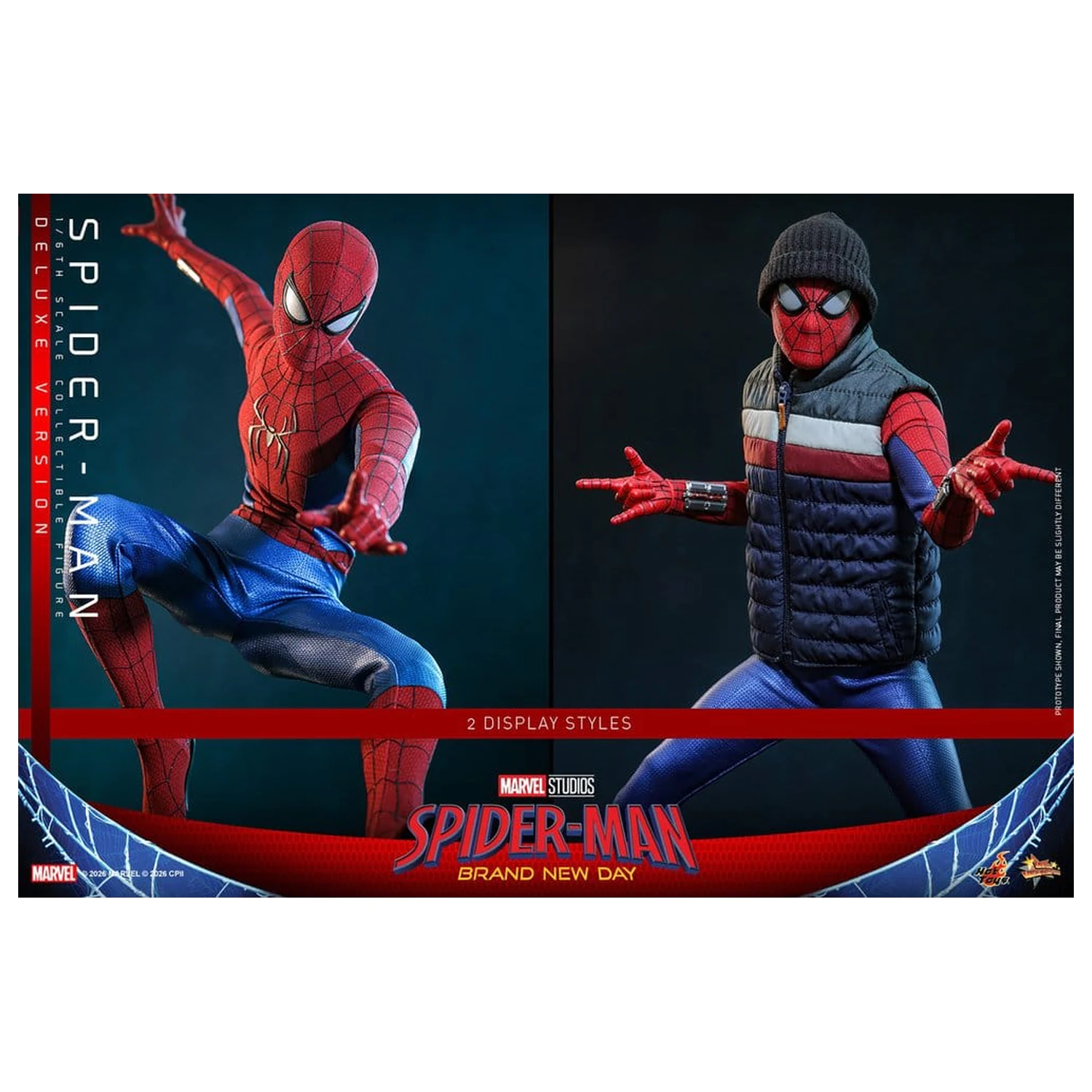 Marvel Spider-Man: Brand New Day Action Figure 1/6 Spider-Man (Deluxe Version) 29 cm poza produsului
