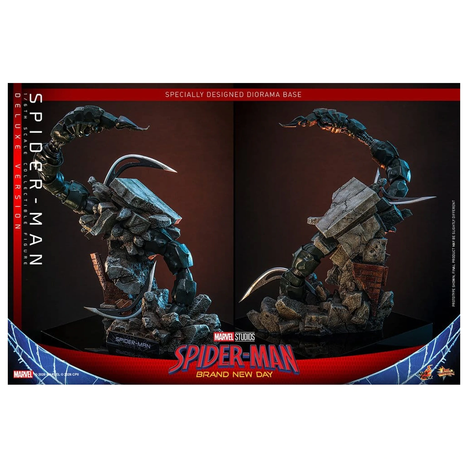 Marvel Spider-Man: Brand New Day Action Figure 1/6 Spider-Man (Deluxe Version) 29 cm poza produsului