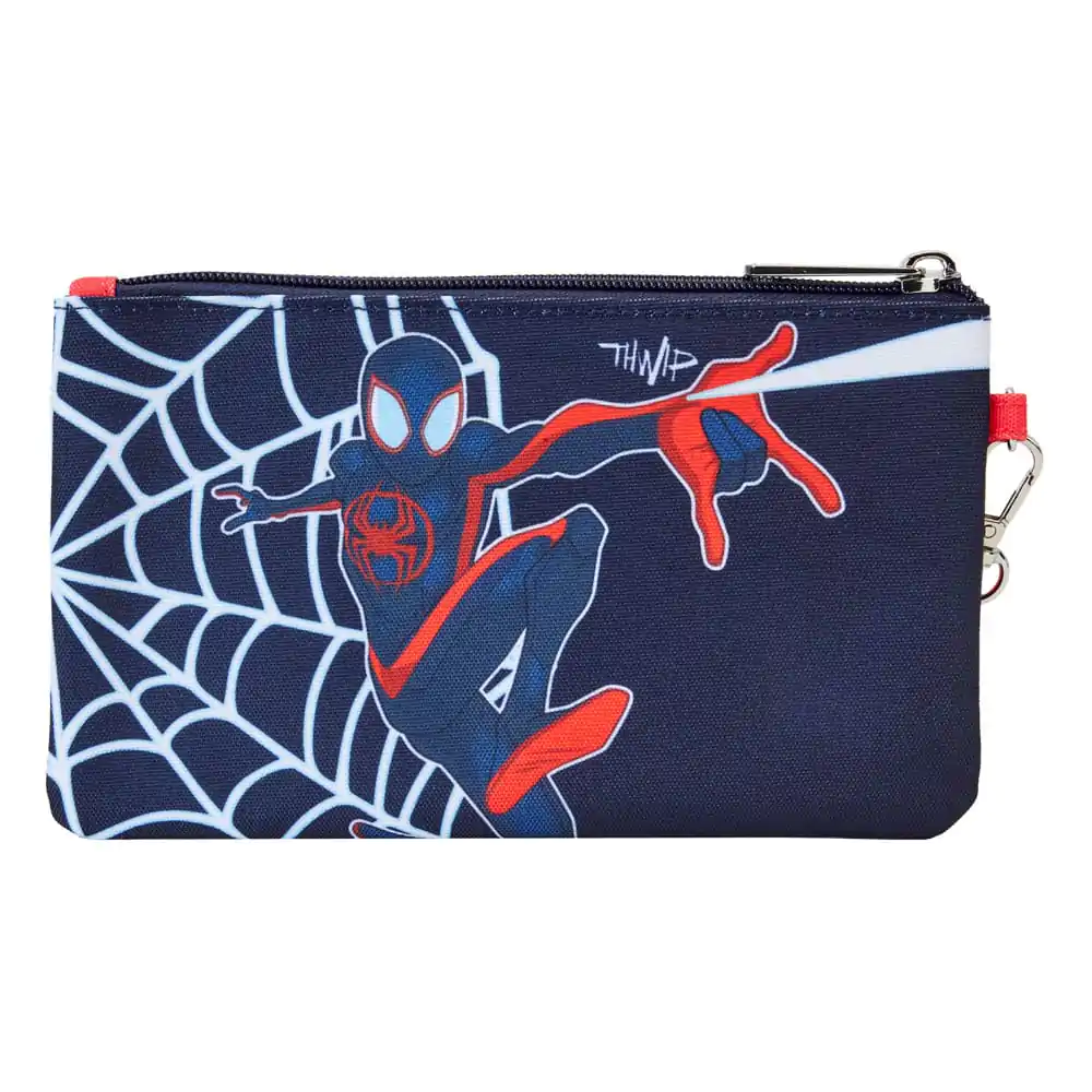 Marvel by Loungefly Portofel Spider-Verse Miles Morales AOP Wristlet poza produsului