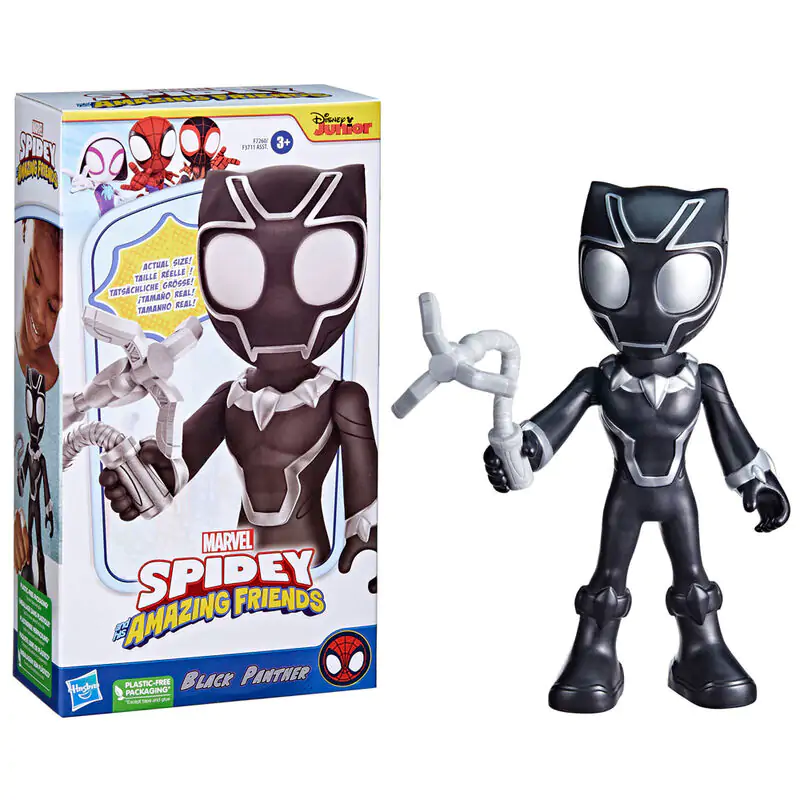 Marvel Spidey Amazing Friends figurina Black Panther 22cm poza produsului