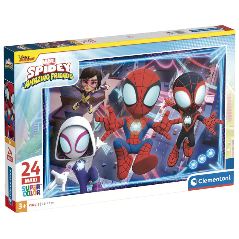 Marvel Spidey Amazing Friends maxi puzzle 24 piese poza produsului