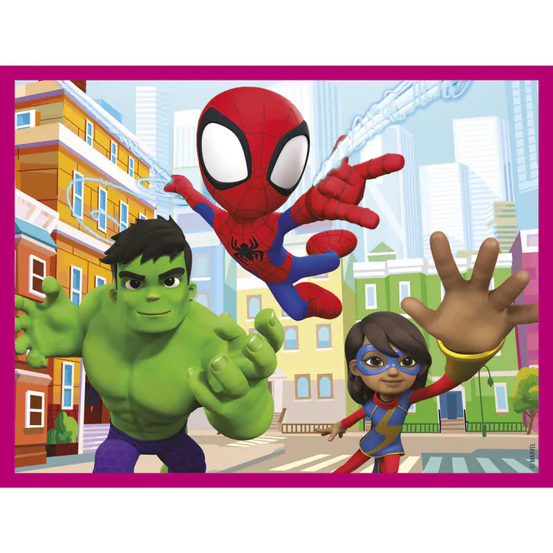 Marvel Spidey and His Amazing Friends puzzle cub 12 piese poza produsului