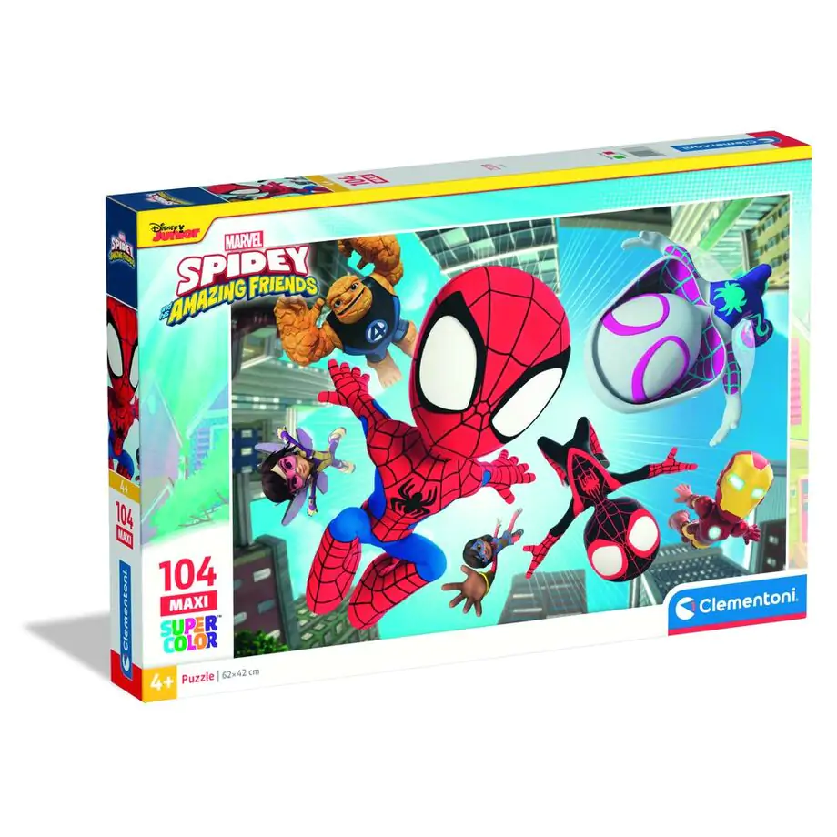 Marvel Spidey and His Amazing Friends maxi puzzle 104 piese poza produsului