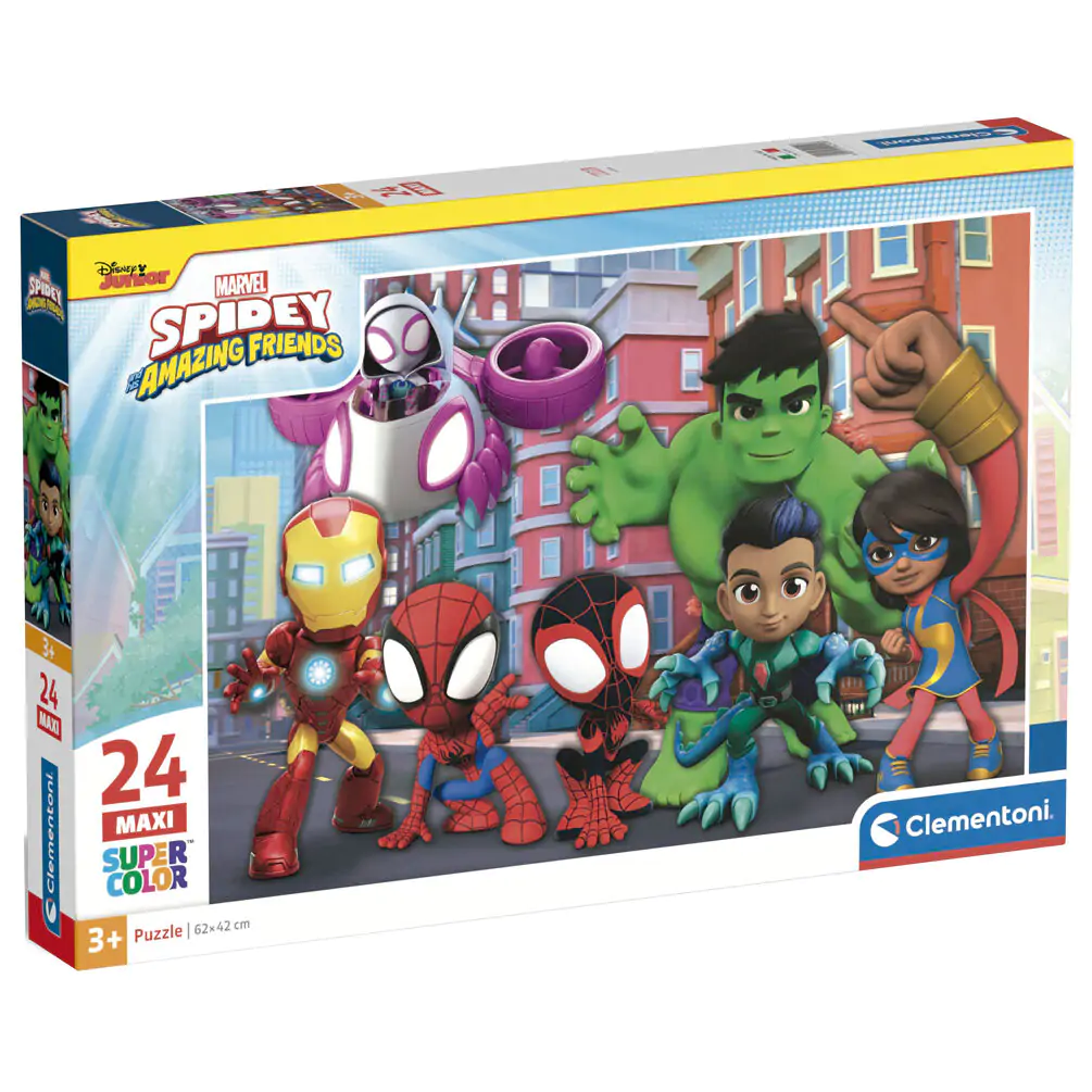 Marvel Spidey and His Amazing Friends maxi puzzle 24 piese poza produsului