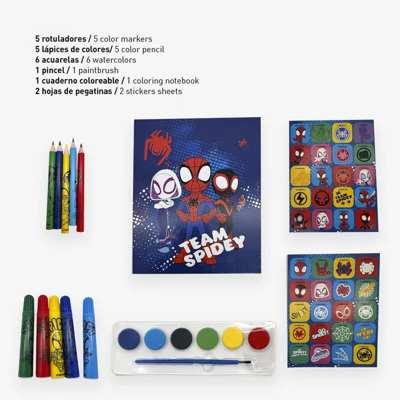 Marvel Spidey and His Amazing Friends rucsac set papetărie poza produsului
