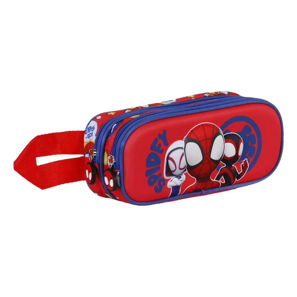 Marvel Spidey Spider-Man Gang 3D etui dublu pentru creioane poza produsului