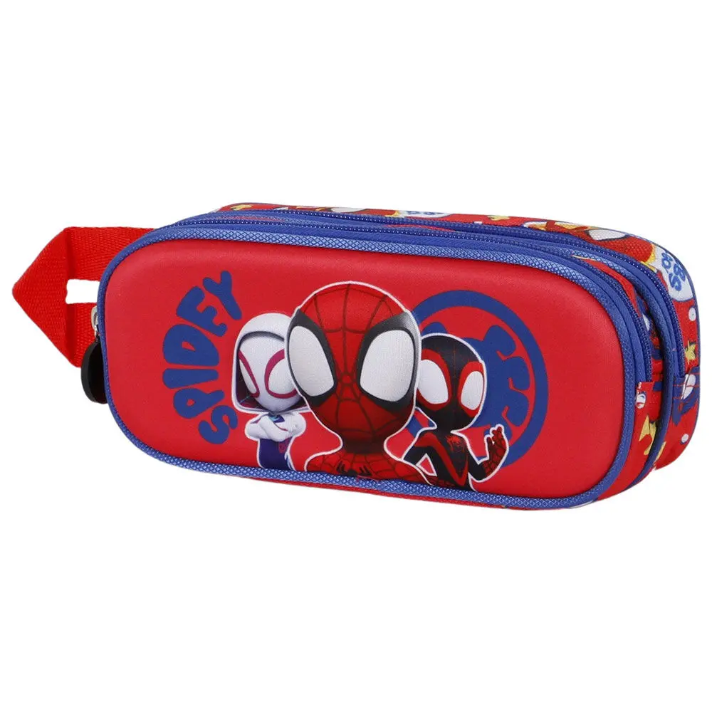 Marvel Spidey Spider-Man Gang 3D etui dublu pentru creioane poza produsului