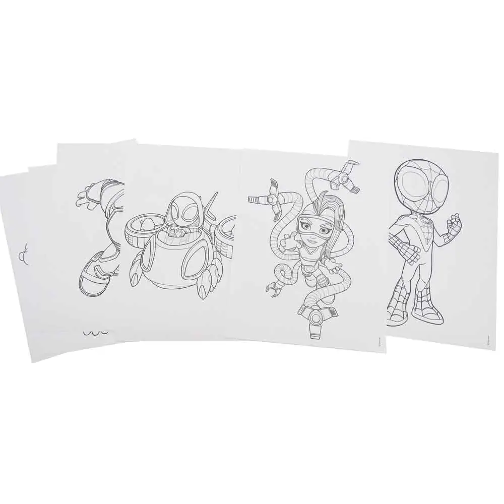 Marvel Spidey carte de colorat cu creioane și gume de șters poza produsului