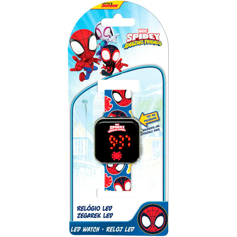 Marvel Spidey the Amazing Friends ceas led poza produsului