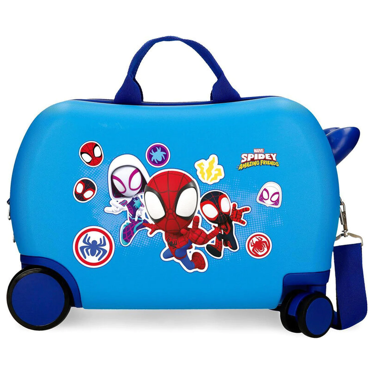 Marvel Spidey Webs Go ABS geanta de voiaj tip troler 45cm poza produsului