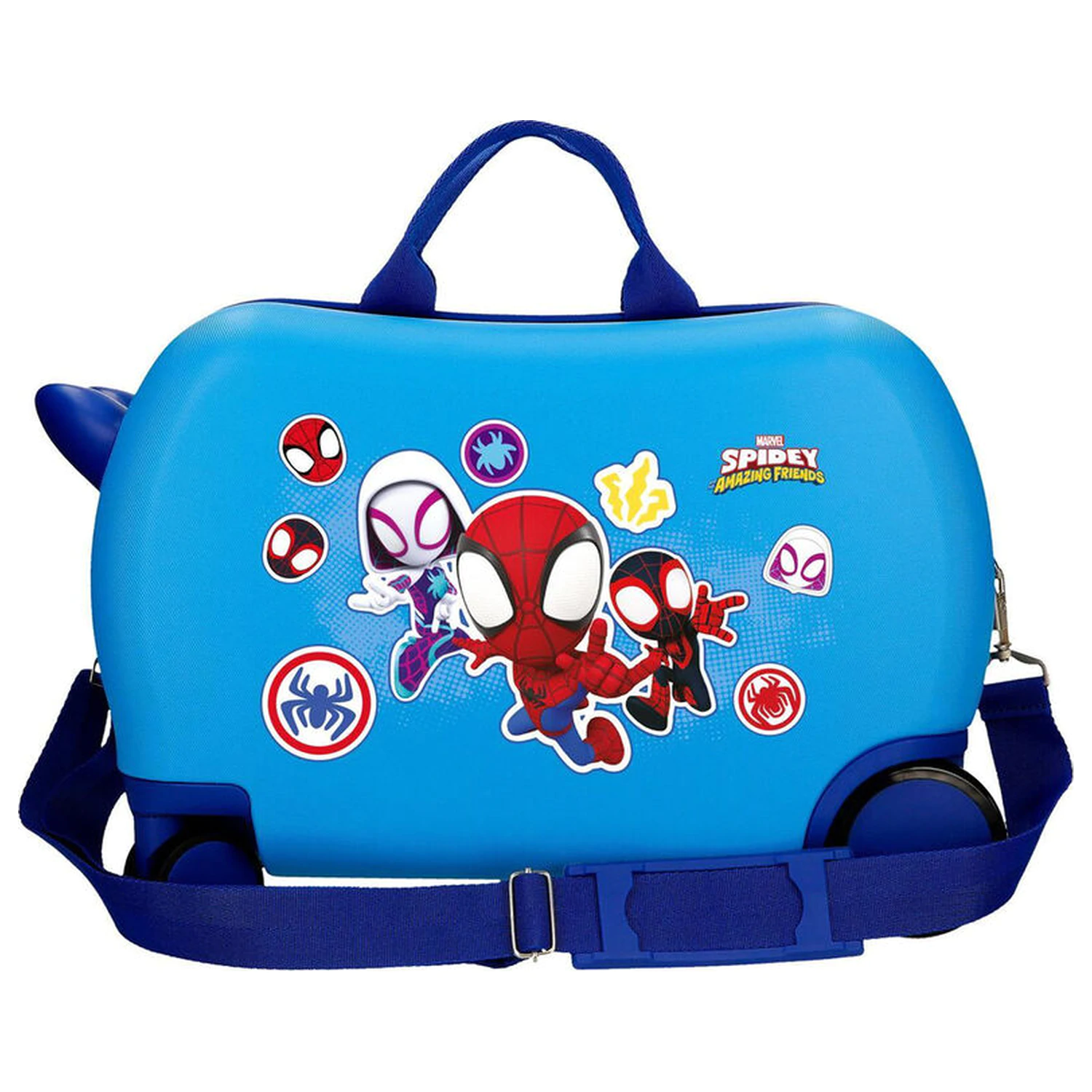 Marvel Spidey Webs Go ABS geanta de voiaj tip troler 45cm poza produsului