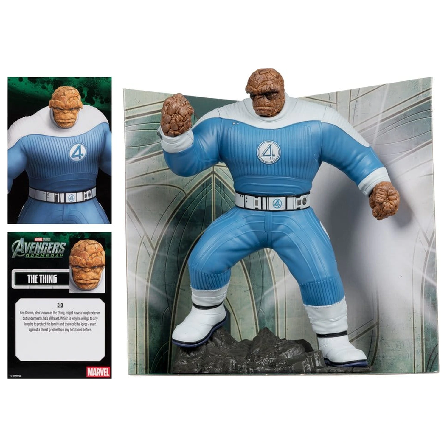 Statuie Marvel Studios 1/10 The Thing (Avengers: Doomsday) (Gold Label) 19 cm poza produsului
