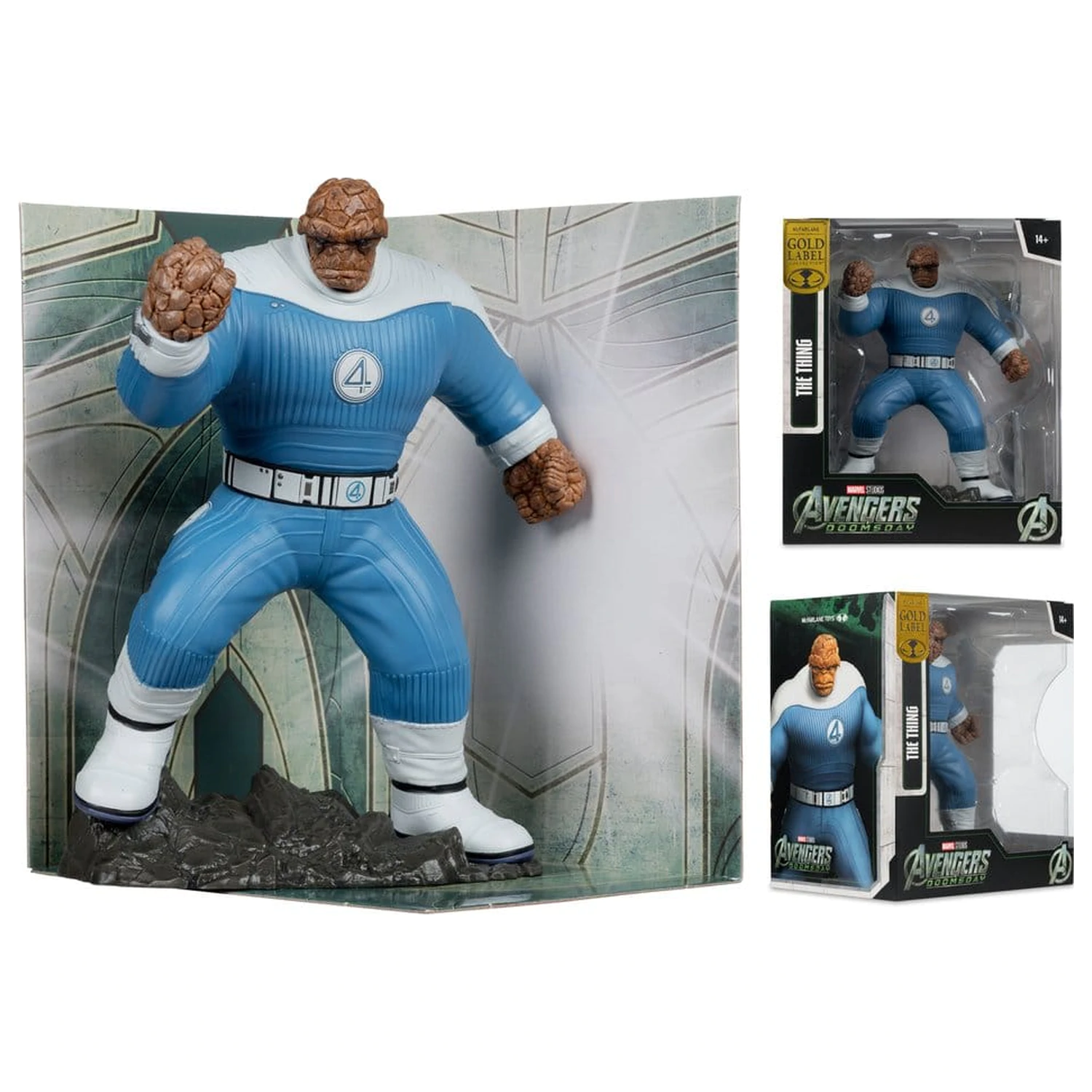 Statuie Marvel Studios 1/10 The Thing (Avengers: Doomsday) (Gold Label) 19 cm poza produsului