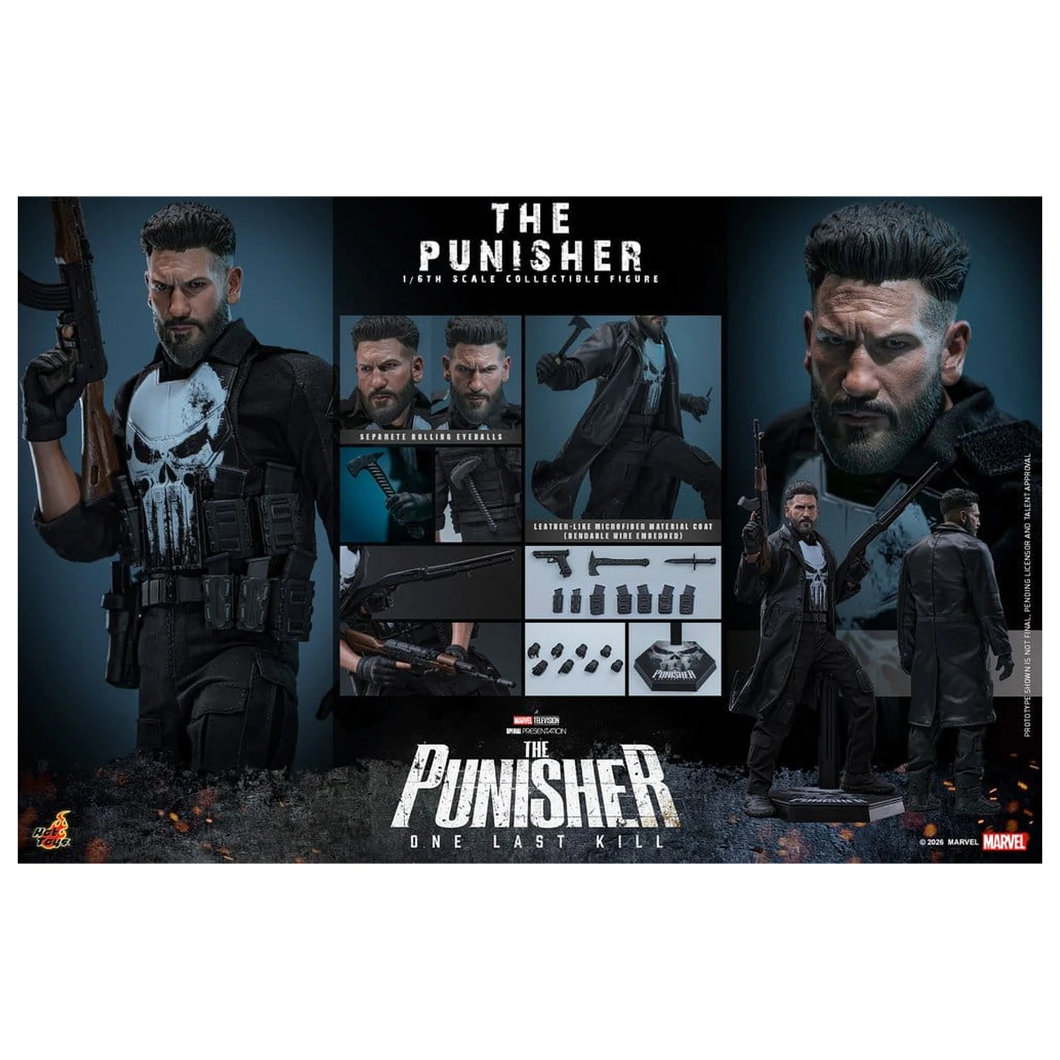 Marvel Television Masterpiece Figurina de actiune 1/6 The Punisher 31 cm poza produsului